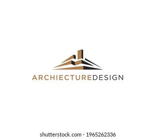 Luxury Archiecture Building Gold Vector Logo Template, Elegant Real Estate, Building, Apartment, Palace, Architecture Logo, Art Deco Rich Premium Property Icon With Decorative Golden.