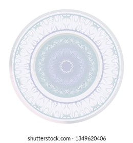 Luxury Art Deco Floral Pattern. Mandala Design. Vector Illustration. Oriental Pattern. Indian, Moroccan, Mystic, Ottoman Motifs. Anti-Stress Therapy Pattern