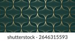 Luxury art deco pattern background vector. Abstract elegant art nouveau with delicate golden geometric line vintage decorative minimalist. Design illustration for wallpaper, banner, card, packaging.
