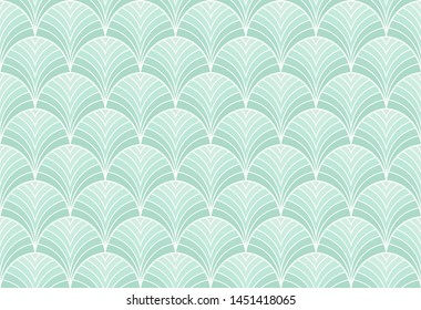 Luxury art deco seamless pattern. Abstract vector background. Geometric damask texture.