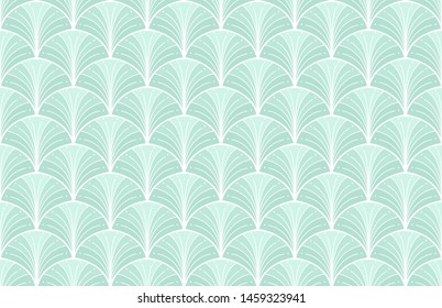 Luxury art deco seamless pattern. Abstract vector background. Geometric damask texture.