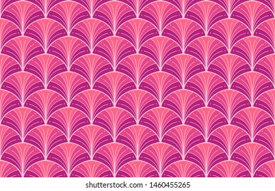 Luxury art deco seamless pattern. Abstract vector background. Geometric damask texture.