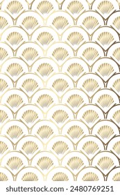 Luxury Art Deco Seamless Pattern Vector Background