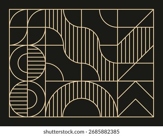 Arte de parede Art Deco de luxo