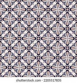 Luxury art seamless pattern in light colors. Art forms are grouped and arranged in a specific order. Vector image for print, textile, packaging, interior design and your other projects.