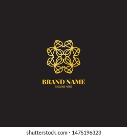 Luxury Artistic Brand Logo Vector Template