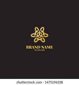 Luxury Artistic Brand Logo Vector Template