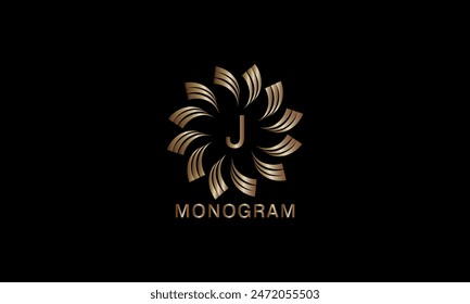 Plantilla de diseño de monograma artístico de lujo con letra inicial A. Logo elegante y refinado en Ilustración vectorial