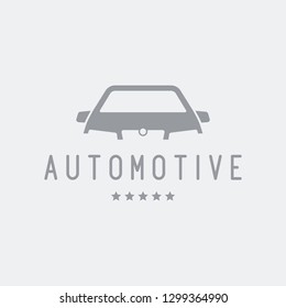 Luxury automotive emblem - Flat and isolated vector illustration icon with minimal and modern design