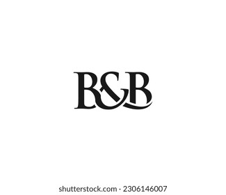 Luxury B And B Letter Linked Monogram Logo Design. B And B Modern Letter Vector Template.
