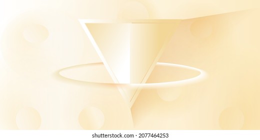 luxury background in 3d style, scene design vector illustration. gentle iridescent gradient with futuristic shades. combination of geometric shapes and colors. great for advertising goods, marketplace