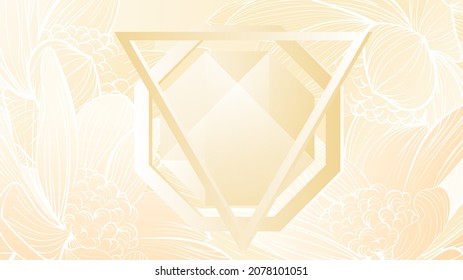 luxury background in 3d style, scene design vector illustration. gentle iridescent gradient with futuristic shades. combination of geometric shapes and colors. great for advertising goods, marketplace