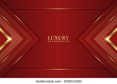 Luxury Background Abstract Elegant Arrow Geometric Shiny Line Glow Gold with Maroon