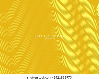 Luxury background, with abstract gold lines pattern.
