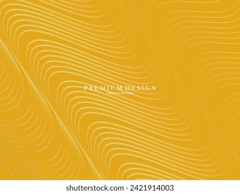 Luxury background, with abstract gold lines pattern.