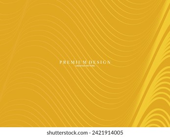 Luxury background, with abstract gold lines pattern.