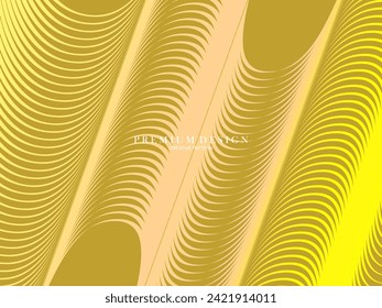 Luxury background, with abstract gold lines pattern.