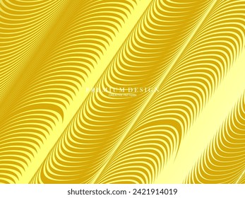 Luxury background, with abstract gold lines pattern.