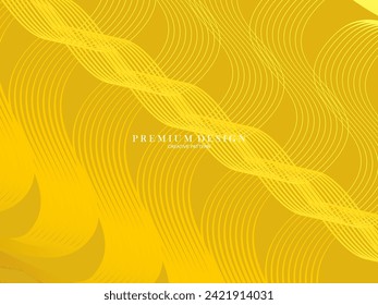 Luxury background, with abstract gold lines pattern.