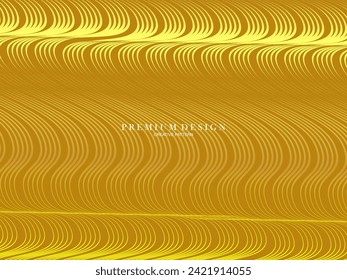 Luxury background, with abstract gold lines pattern.