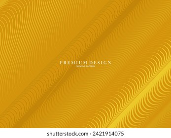 Luxury background, with abstract gold lines pattern.