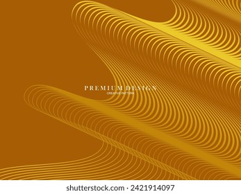 Lujo en el fondo, con líneas de oro abstractas.