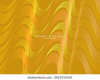 Luxury background, with abstract gold lines pattern.