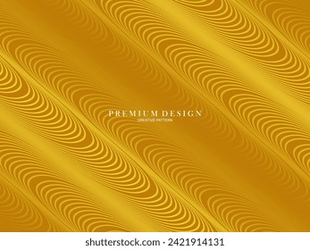 Luxury background, with abstract gold lines pattern.