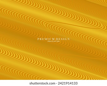 Luxury background, with abstract gold lines pattern.