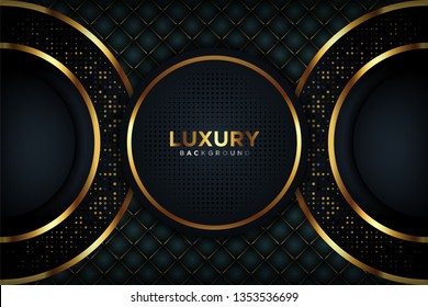 Luxury background with a combination of luminous dots in abstract style. Graphic design element. Elegant decoration. Vector