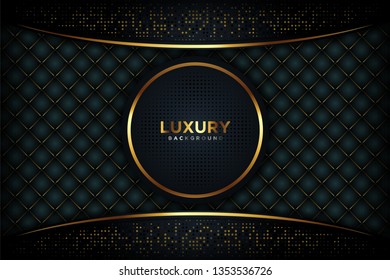 Luxury background with a combination of luminous dots in abstract style. Graphic design element. Elegant decoration. Vector