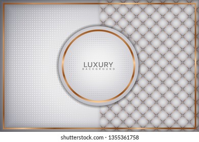 Luxury background with a combination of luminous dots in 3D style. Graphic design element. Elegant decoration. EPS 10 - Vector