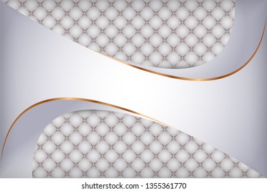 Luxury background with a combination of luminous dots in 3D style. Graphic design element. Elegant decoration. EPS 10 - Vector