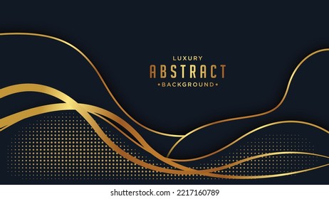 Luxury background concept with dark gold and glitter texture.