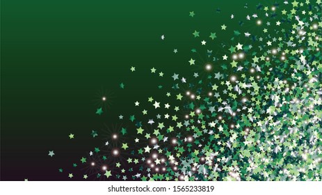 Luxury Background with Confetti of Glitter Particles. Sparkle Lights Texture. Celebration pattern. Light Spots. Star Dust. Explosion of Confetti. Design for Template.