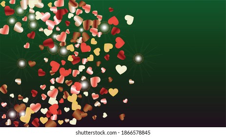 Luxury Background with Confetti of Glitter Particles. Sparkle Lights Texture. Anniversary pattern. Light Spots. Star Dust. Explosion of Confetti. Design for Web.