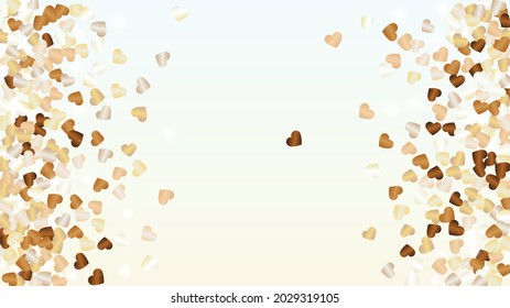 Luxury Background with Confetti of Glitter Particles. St. Valentine Day. New Year pattern. Light Spots. Explosion of Confetti. Glitter Vector Illustration. Design for Cover.