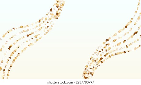 Luxuriöser Hintergrund mit Confetti von Glitter Particles. Frische Lichter Textur. Geburtstagsmuster. Lichtpunkte. Sternstaub. Explosion von Confetti. Design für den Verkauf.