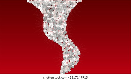Luxury Background with Confetti of Glitter Particles. Sparkle Lights Texture. Birthday pattern. Light Spots. Star Dust. Explosion of Confetti. Design for Card.