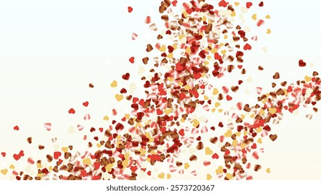 Luxury Background with Confetti of Glitter Particles. St. Valentine Day. New Year pattern. Light Spots. Explosion of Confetti. Glitter Vector Illustration. Design for Invitation.