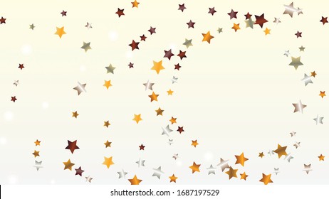 Luxury Background with Confetti of Glitter Star Particles. Sparkle Lights Texture. Anniversary pattern. Light Spots. Star Dust. Christmass Design. Explosion of Confetti. Design for Card.