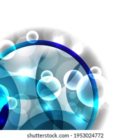 Luxury background design blue element decoration. Elegant paper art shape vector layout template for use cover magazine, poster, flyer, invitation, product packaging, web banner