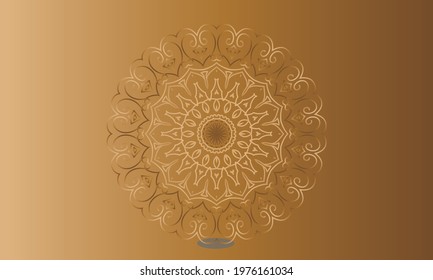 Luxury Background Design With Mandala