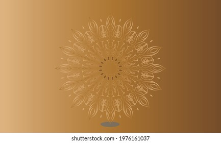 Luxury Background Design With Mandala