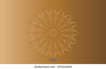 Luxury Background Design With Mandala