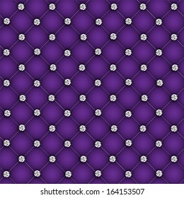 Luxury background with diamond buttons vector illustration