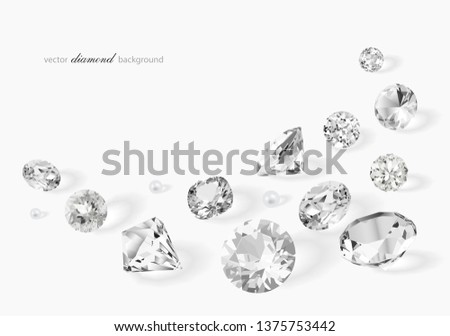 Luxury background with diamonds for modern design
