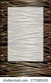
Luxury background. Elegant golden stripes. Zebra pattern. Vector for advertising, banner.