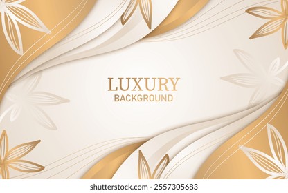 Luxury background elegant wavy  style