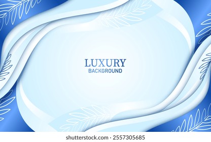 Luxury background elegant wavy  style